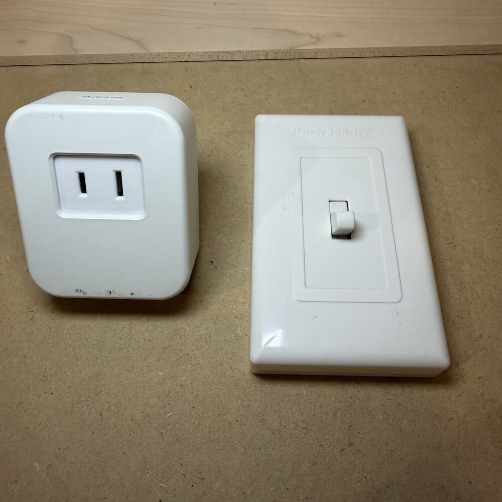 Wireless Remote Wall Switch and Outlet, No Wiring Plug in On Off Power